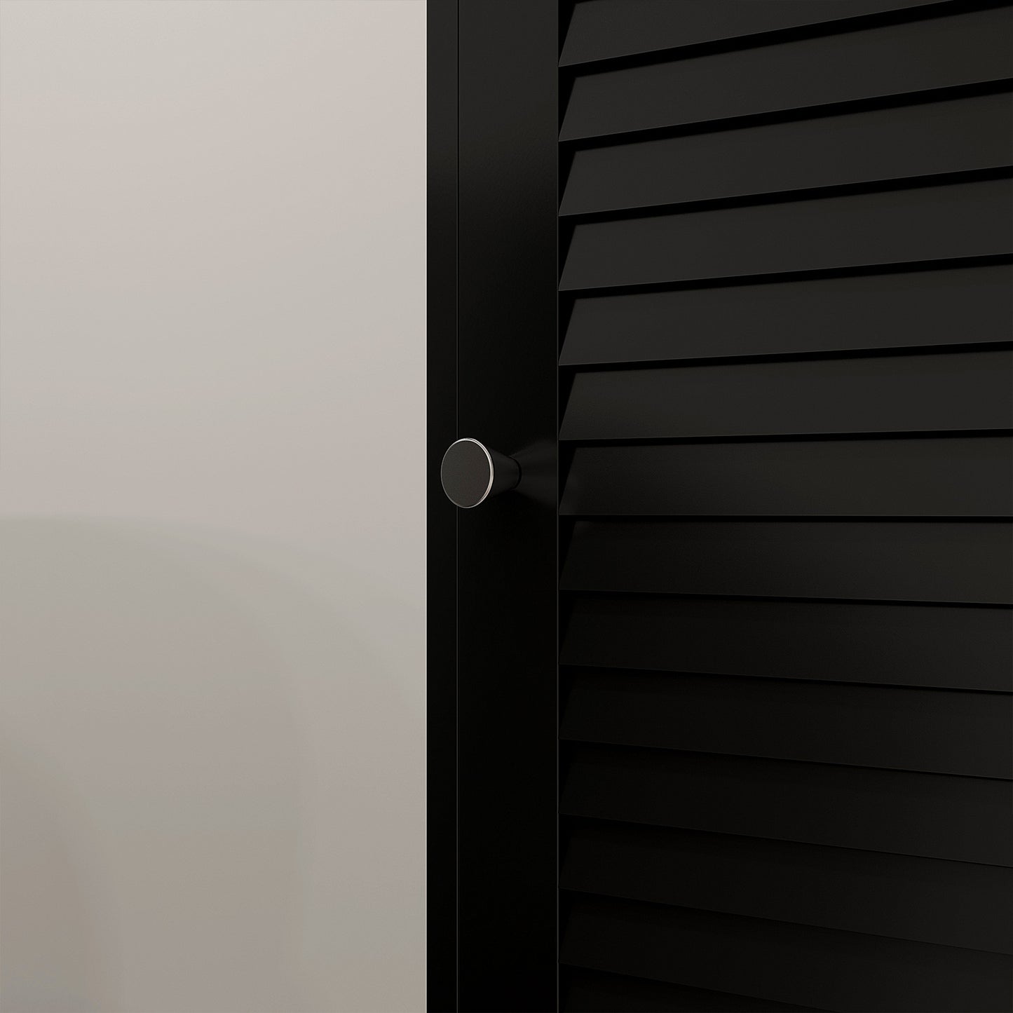 HOMCOM Narrow Bathroom Cabinet, Tall Bathroom Storage Cabinet with Shelves and Doors, Black