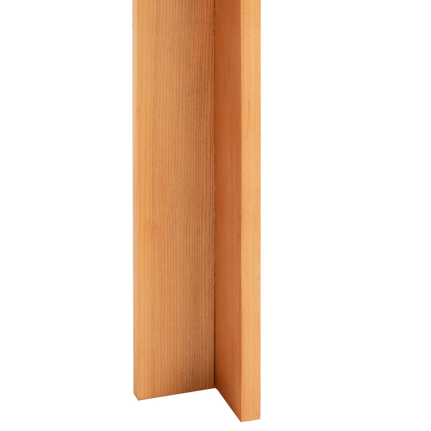 Outsunny Wooden Raised Garden Plant Stand Outdoor Tall Flower Bed Box with Hooks, 48" x 24" x 32", Nature Wood