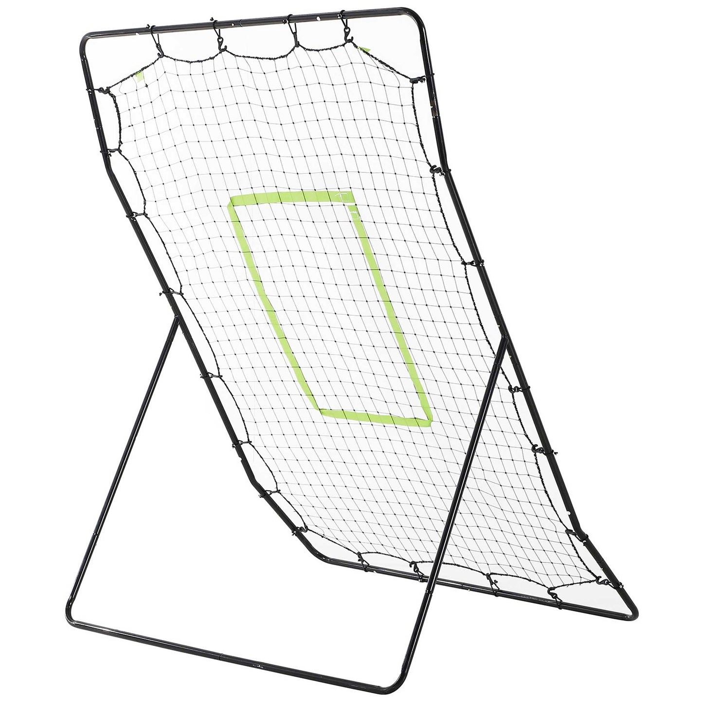 Soozier 4 x 5.7ft Volleyball Rebounder Net with Strike Zone, Baseball Lacrosse Training Net for Pitching and Fielding