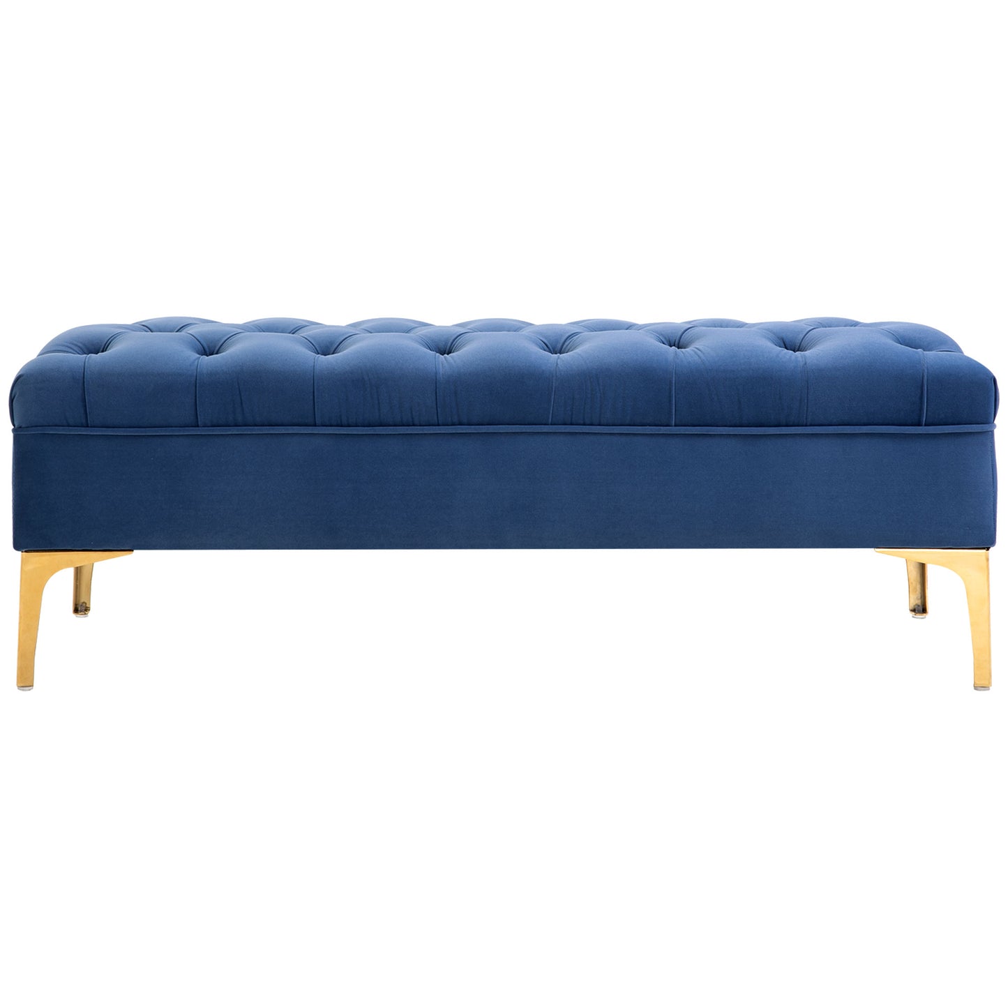 HOMCOM End of Bed Bench, Upholstered Bench, Entryway Shoe Bench with Button Tufted for Living Room, Bedroom, Grey