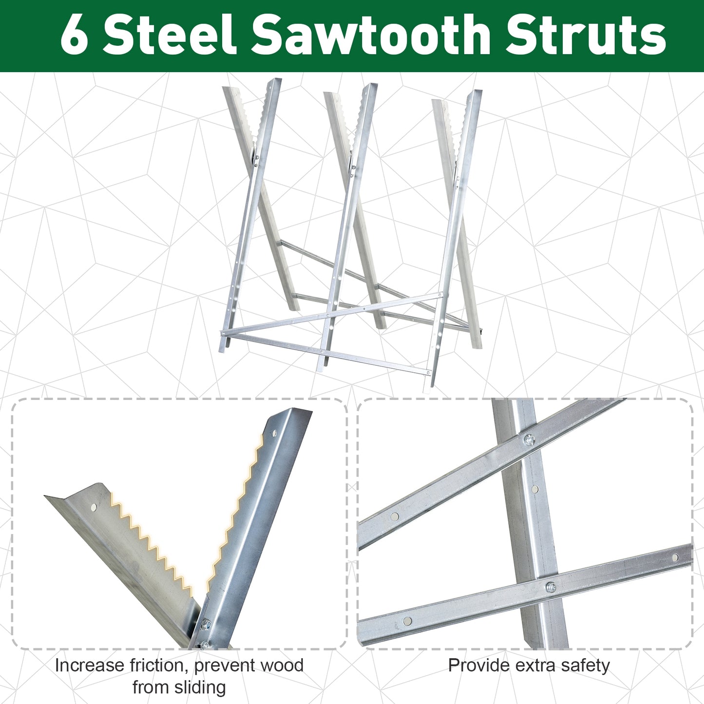 DURHAND Portable Sawhorse Heavy Duty Cutting Stand Steel Adjustable Work Support, Foldable Sawhorse Stand 220 lbs Weight Capacity
