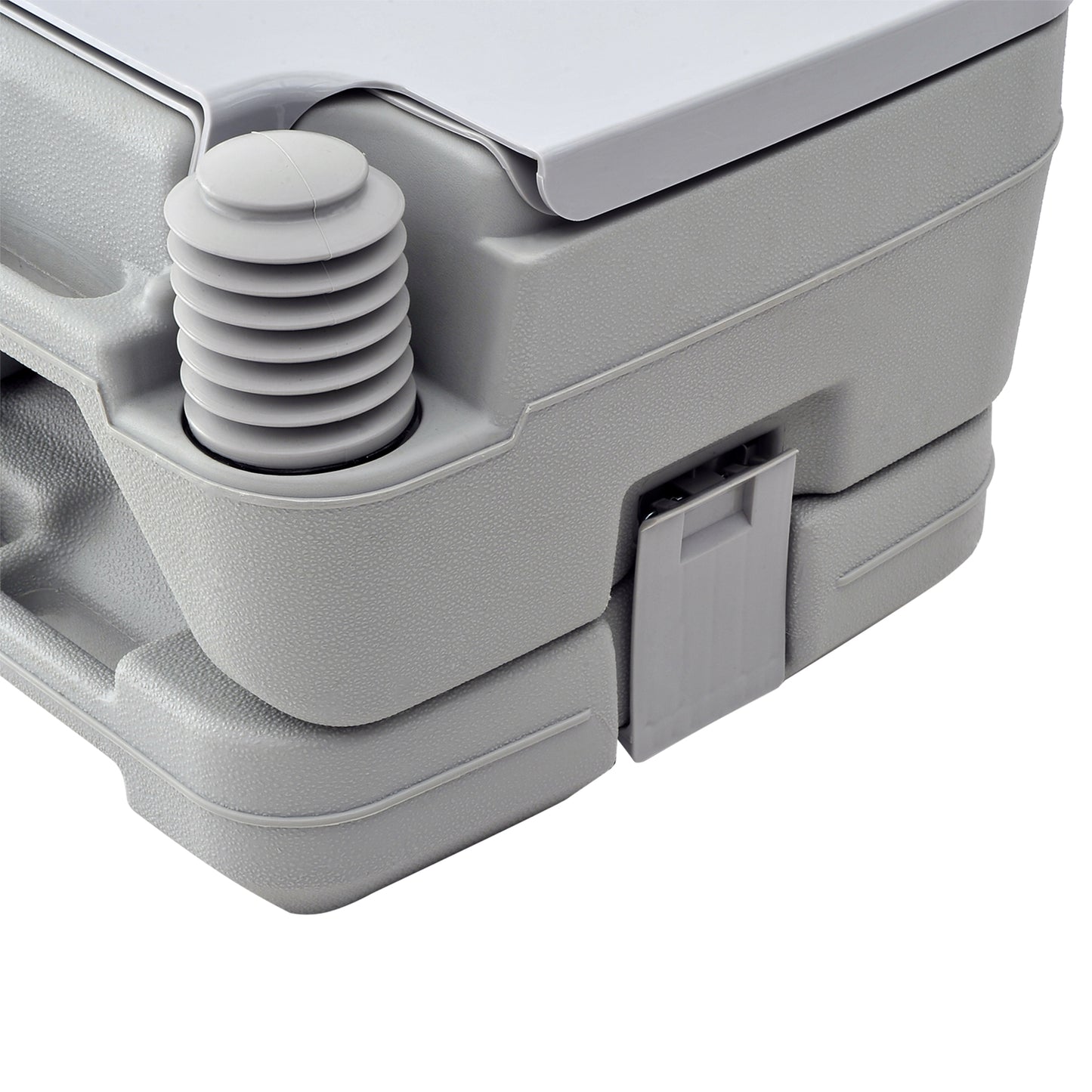Outsunny Outdoor Portable Travel Toilet Flushable Tank for Camping Boating Roadtripping 2.6 Gallon (10L)