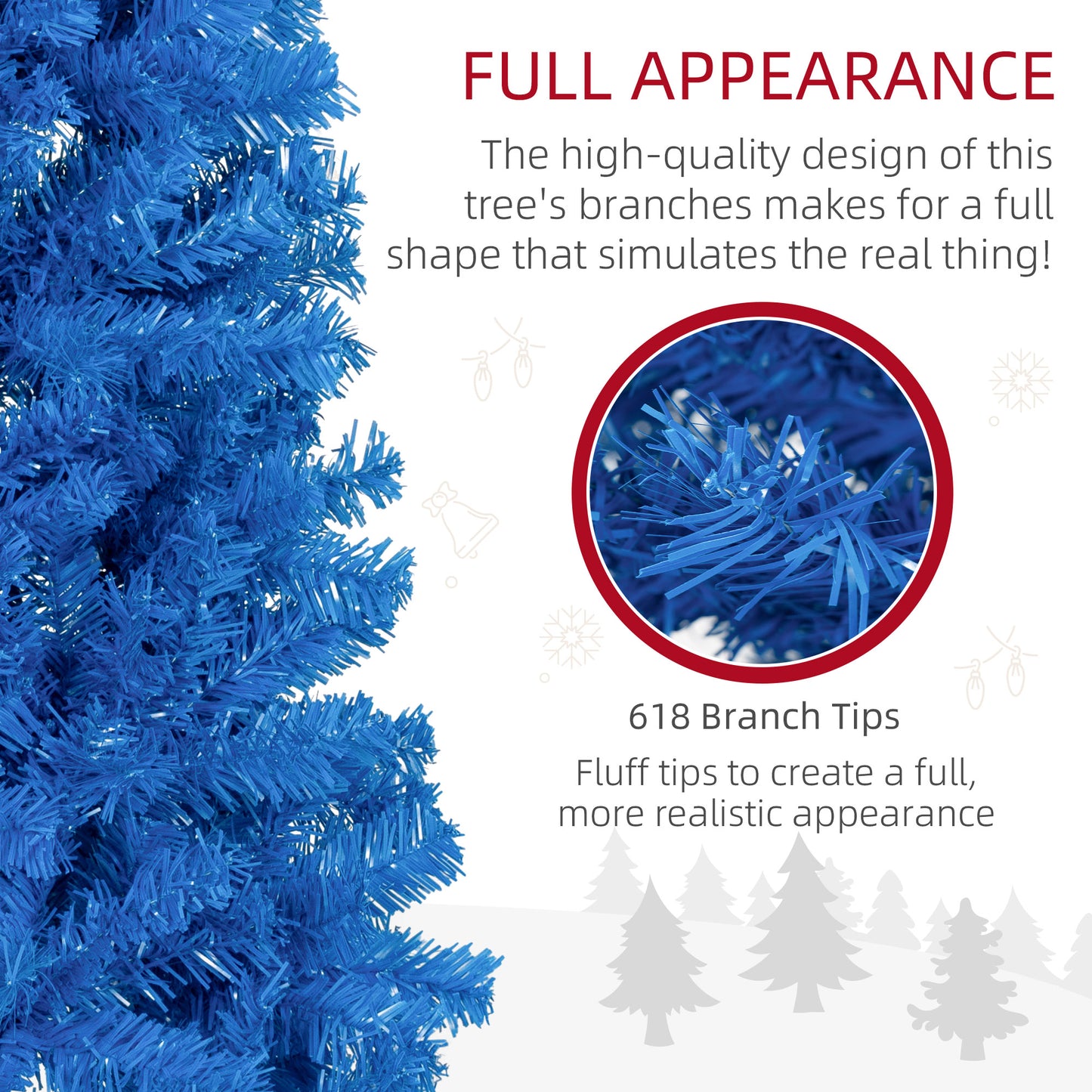 HOMCOM 4FT Artificial Christmas Tree Holiday Xmas Holiday Pencil Tree Decoration with Automatic Open for Home Party, Pink