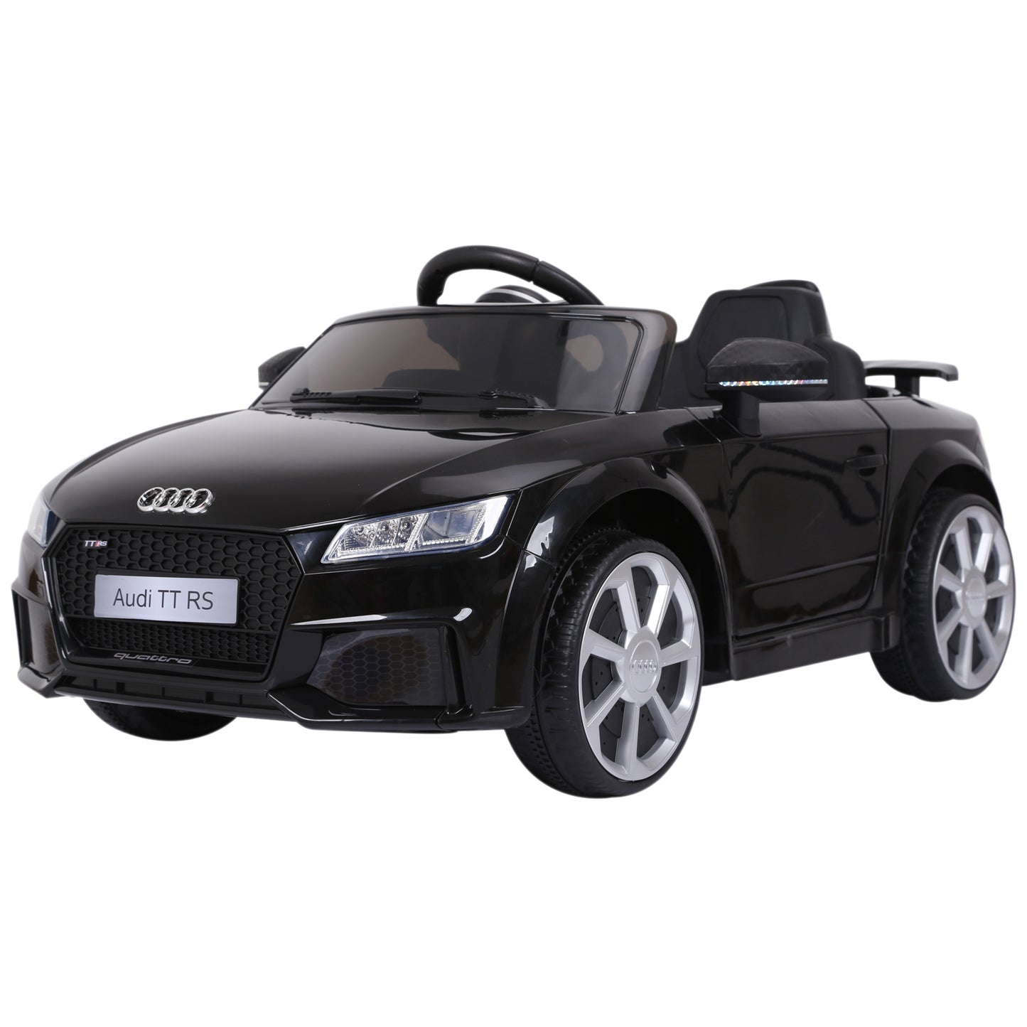 Aosom Officially Licensed Kids Ride-On Car 6V Battery Powered Vehicle Perfect Gift For Kids with Remote Control, Suspension Wheel, Adjustable Speed, White