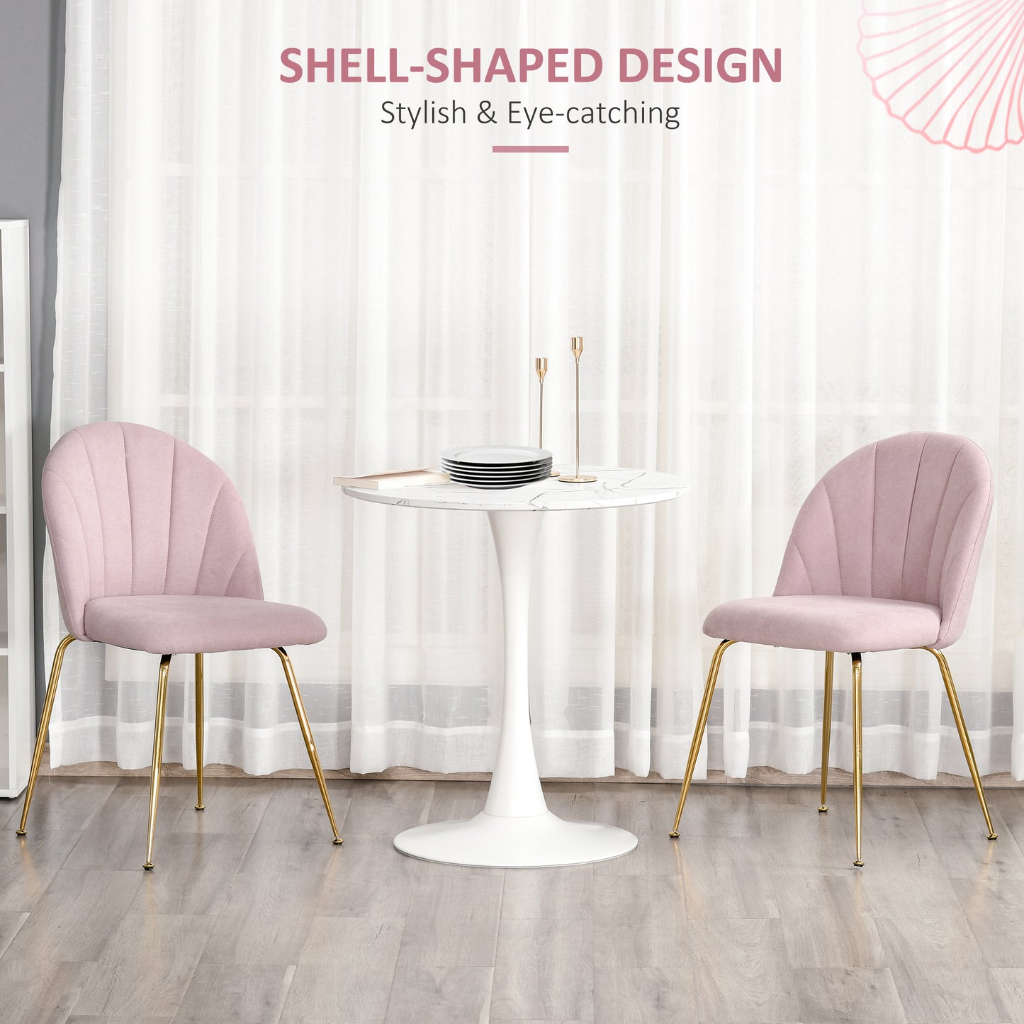 HOMCOM living room modern mid century accent fabric restaurant Lounge elegant side seat comfortable indoor furniture padded kitchen