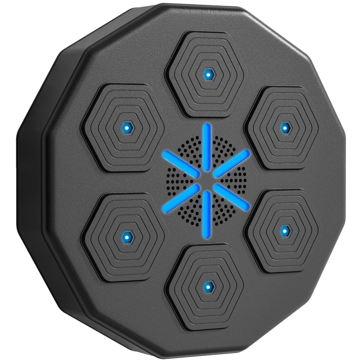 Soozier Music Boxing Machine with Gloves and Bluetooth Connection, Wall Mounted LED Light Smart Music Boxing Machine for Adults Punching Beat Training Stress Relief