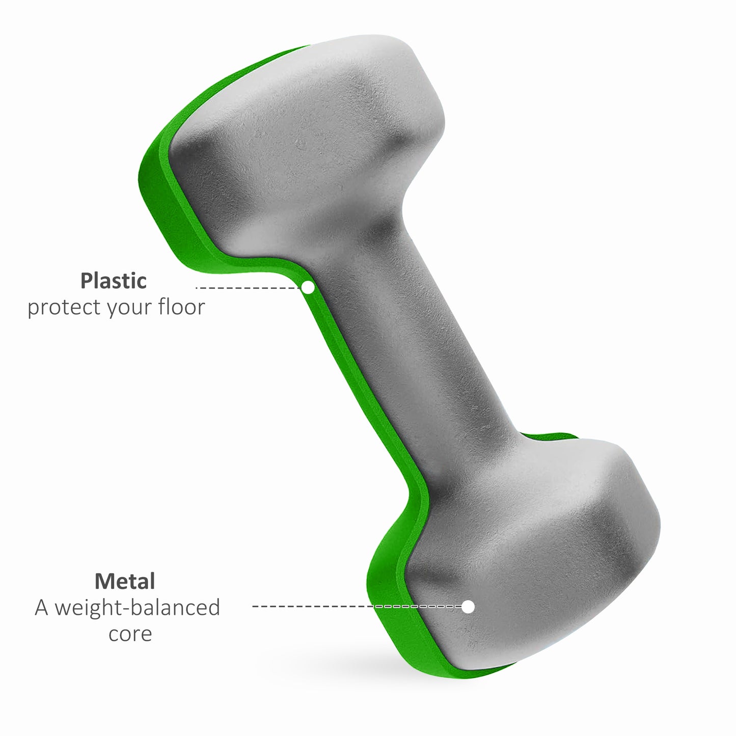 Soozier 26 LBS Hex Dumbbell Set with Vertical Rack, Adjustable Dumbbells, Hand Weights for Home Gym Strength Training, Green