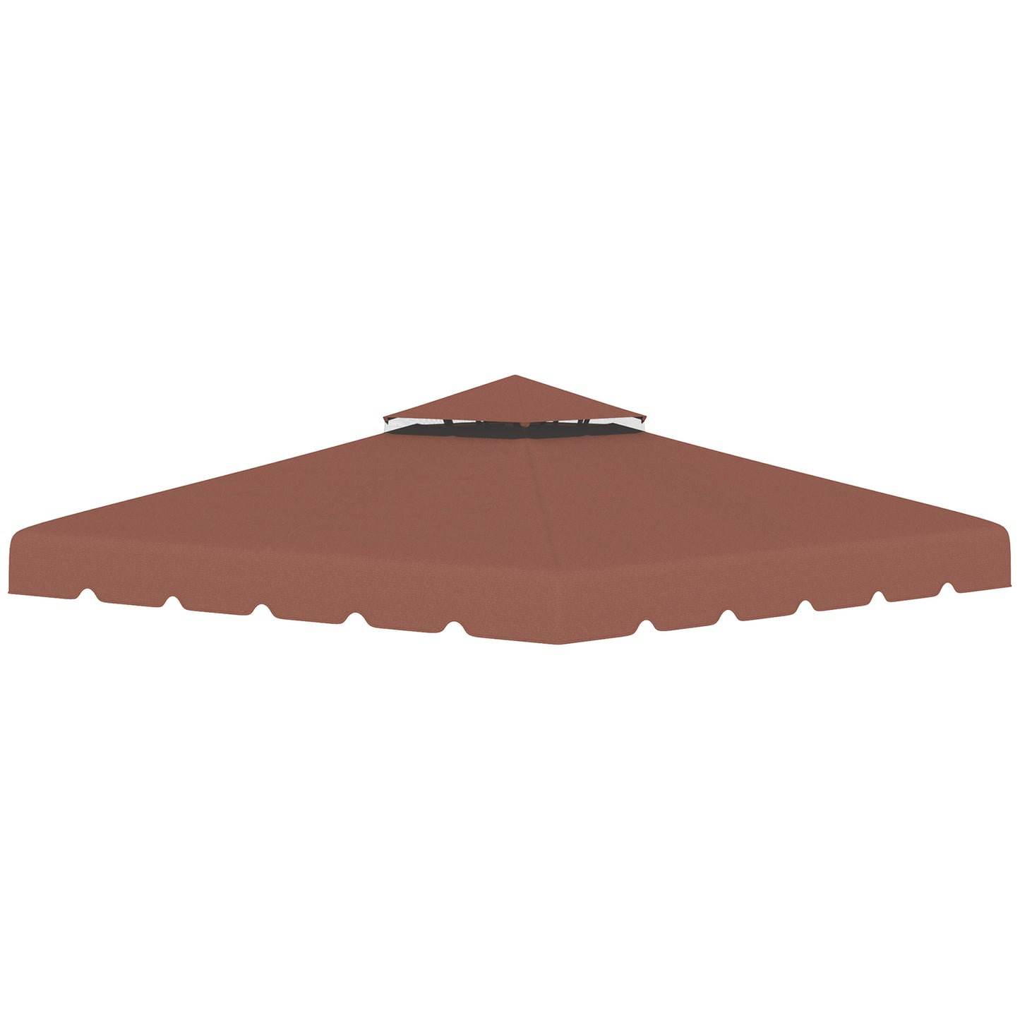 Outsunny 10' x 10' Gazebo Replacement Canopy, Gazebo Top Cover with Double Vented Roof for Garden Patio Outdoor TOP ONLY, Beige