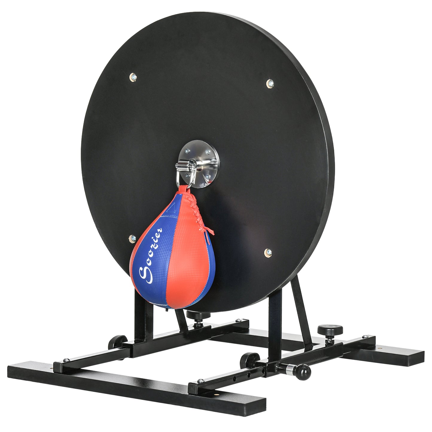 Soozier Adjustable Height Free Standing Boxing Bag Set with 6 Suction Cups and Boxing Gloves, for Exercise Training