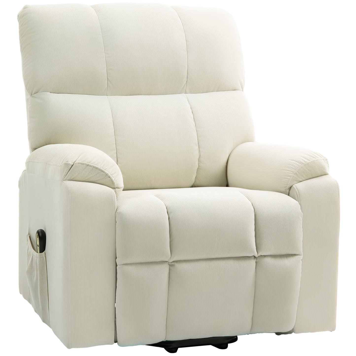 HOMCOM Lift Chair for Seniors, Microfibre Upholstered Electric Recliner Chair with Remote, Quick Assembly, Grey