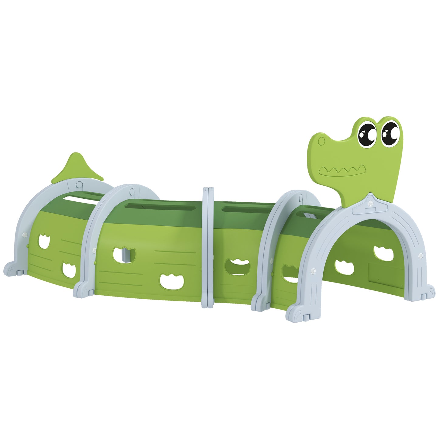 Qaba Lion Design Tunnel for Kids to Crawl Through, for 3-6 Years, Multicoloured
