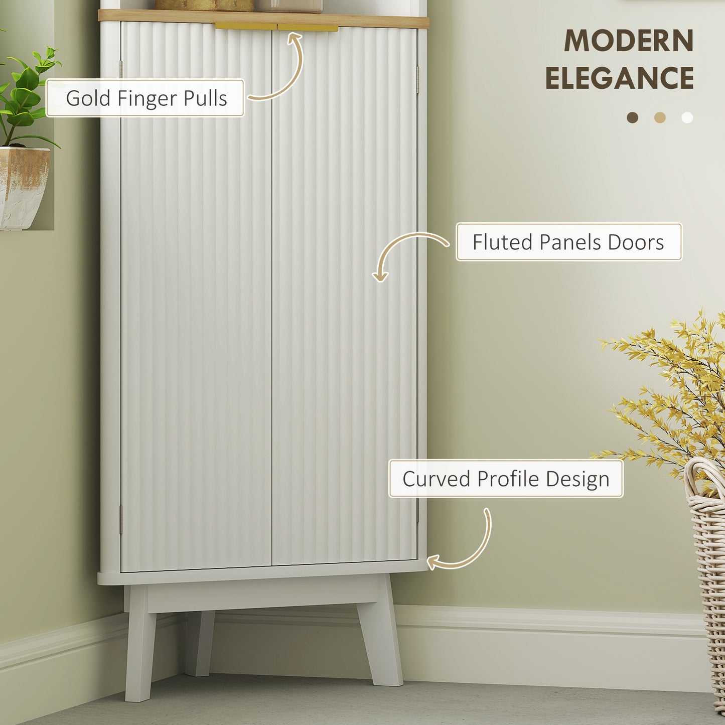 HOMCOM 67" Tall Bathroom Cabinet, Narrow Bathroom Storage Cabinet with 3 Open Shelves, Drawer and 2 Adjustable Shelves, White