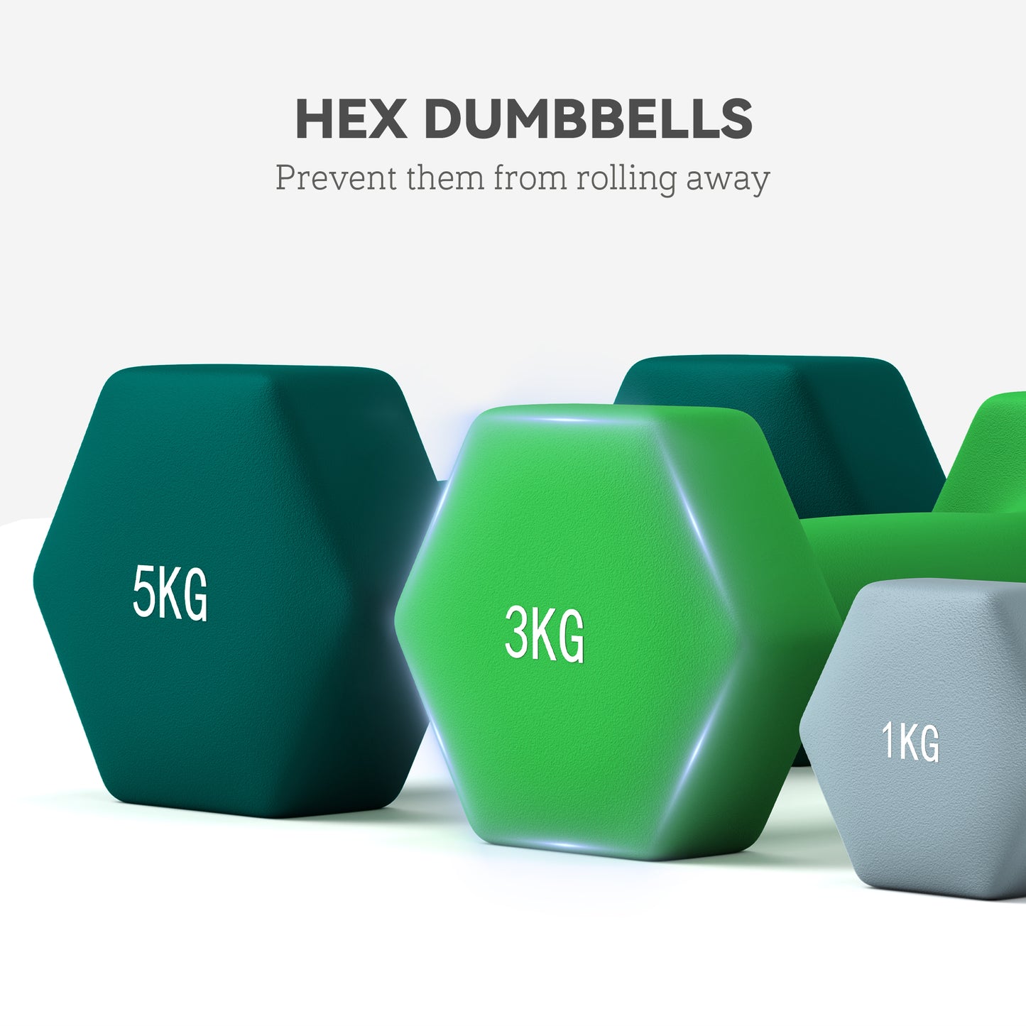 Soozier 26 LBS Hex Dumbbell Set with Vertical Rack, Adjustable Dumbbells, Hand Weights for Home Gym Strength Training, Green