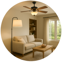 Floor Lamps & Ceiling Fan Lights