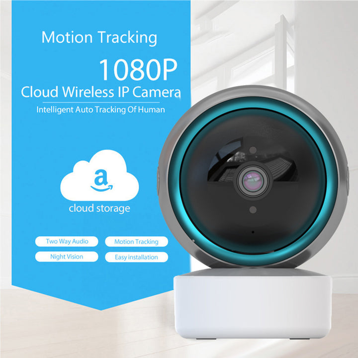 TRIDENT Tuya Smart Security Camera 2MP Indoor Motion Tracking Voice Intercom Security Wireless WiFi Smart Camera