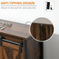 HOMCOM Industrial Sideboard Buffet Storage Cabinet Cupboard with 2 Doors, 3 Drawers and Shelves for Dining Room, Living Room, Brown
