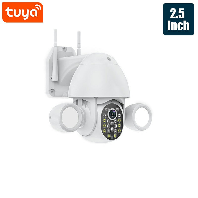 Glomarket Smart Home Security Wifi Camera Color Night Vision Ptz Tuya Floodlight Camera
