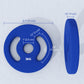 Soozier 2 x 6.6lbs Standard Weight Plates with Easy-Grip Handles, 1" Holes, for Home, Gym, Weight Lifting and Strength Training