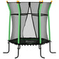Soozier 64" Kids Trampoline Indoor/Outdoo with Enclosure Net Elastic Thick Padded Pole Gift for Ages 3-10 Years Old Red