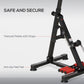 Soozier Pedal Exerciser, Hand Arm Knee and Leg Exercise Machine, Height-adjustable, with LCD Display and Foot Massage Roller