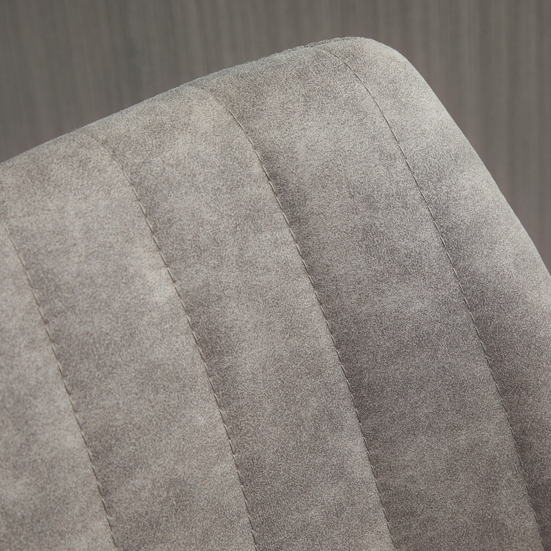 HOMCOM Adjustable Bar Stools Set of 2, Leathaire Swivel Barstools with Back and Footrest, Upholstered Bar Chairs for Kitchen, Dining Room, Home Pub, Brown