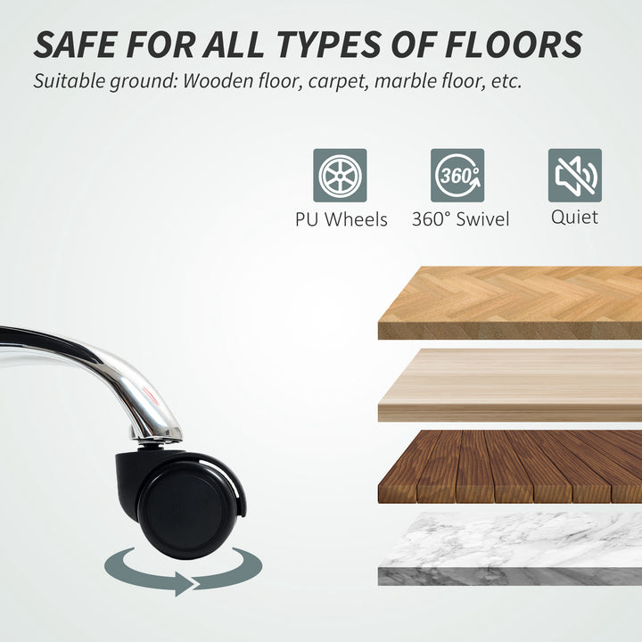 HOMCOM Executive Office Chair, Pet-Friendly Leather Ergonomic Desk Chair with Footrest, Swivel Recliner for Home Office, Black