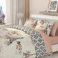 Traditional Jersey Knit Geometric Shapes Comforter Set