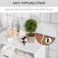kleankin Freestanding Bathroom Cabinet with Adjustable Shelf and Drawers, Small Cabinet for Bathroom, Living Room, White