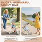 Qaba 7 in 1 Toddler Tricycle with Safety Harness, Adjustable & Removable Parent Handle, Canopy, Storage Bag, Brake, Pink