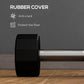 Soozier 2 x 15lbs Dumbbells Set with Non-Slip Grip, Rubber Covered Weights for Men Women Home Gym Workout