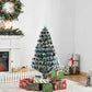 HOMCOM 4ft Pre-Lit LED Optical Fiber Christmas Tree Artificial Seasonal Decor