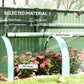 Outsunny Mini Tunnel Greenhouse with PE Cover Garden Green Grow Shed with Steel Frame Zipped Doors, Green