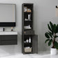 HOMCOM Tall Wooden Bathroom Cabinet Storage Organizer Kitchen Bedroom Decorative
