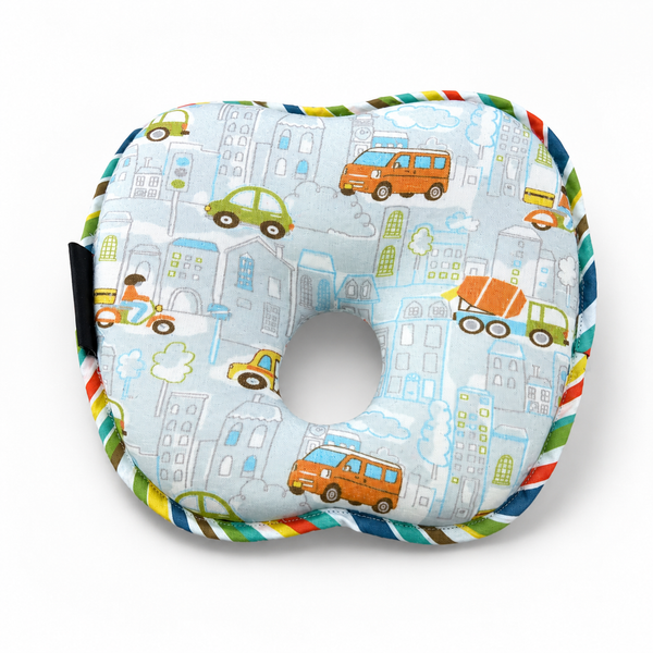 Aarniva Baby Head Support Pillow | Soft & Padded | Contoured Center | Vehicle Adventure