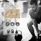 Soozier 26lb Fitness Kettlebell, Plastic Exercise Weight, Weightlifting Tools with Sand, Handle, Noise Reduction for Home, Gym