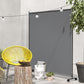 Outsunny Outdoor Room Divider with Castor Wheels, Rolling Privacy Screen for Patio Backyard Pool Hot Tub, 6ft Tall