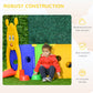 Qaba Lion Design Tunnel for Kids to Crawl Through, for 3-6 Years, Multicoloured