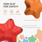 Outsunny 11PCs Larger Size Balance Stepping Stones for Kids with Non-slip Bottom, Stackable Obstacle Course Outdoor Indoor, Play River Rocks with Starfish Style