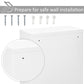kleankin Wall Mount Medicine Cabinet 3 Tier Steel Emergency Box for Bathroom, Lockable with 2 Keys, White
