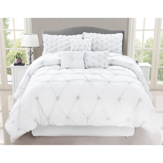Modern & Contemporary Sateen Solid Colour Comforter Set