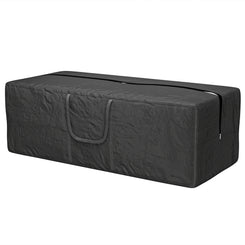 Outsunny 840L Outdoor Patio Cushion Storage Bag, UPF30+, Waterproof 600D Oxford Heavy Duty Furniture Storage Bag, Black