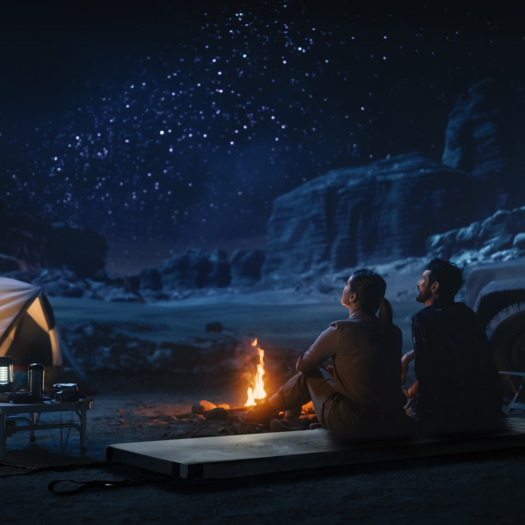 Outsunny Camping Mat, Sleeping Mat, Memory Foam Sleeping Pad, 2.8'' Thick Portable Roll Up Camping Mattress Sleeping Pad & Floor Mattress, Cot Mat Pad with Travel Bag, Grey