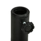 Outsunny 40lbs. Concrete Umbrella Base with Rattan Effect, Heavy Duty Parasol Stand for Outdoor Patio Umbrella, Bronze