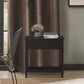 HOMCOM End Side Table in Flip Top Design with Cabinet and Bottom Shelf, Storage Furniture Decoration for Bedroom Living Room Office, Dark Coffee