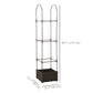 Outsunny Raised Garden Bed with Tomato Planter Cage, Plastic Planter Box with Trellis, Self-Watering Disk, Drainage Holes for Climbing Plants