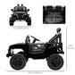 Aosom 12V Battery Powered Kids Ride On Car Off Road Truck Toy w/ Parent Remote, Black