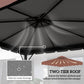 Outsunny 10' x 10' Gazebo Replacement Canopy, Gazebo Top Cover with Double Vented Roof for Garden Patio Outdoor TOP ONLY, Beige