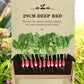 Outsunny 39'' x 28'' Raised Garden Bed with Legs, Elevated Wooden Planter Box with Bed Liner for Vegetables, Flowers Herbs, Backyard Patio Balcony Use