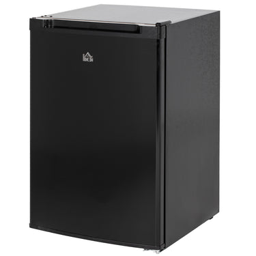 HOMCOM Upright Freezer, 3 Cu.Ft Mini Freezer with Reversible Single Door, Adjustable Thermostat for Home, Dorm, Black