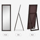 HOMCOM 58" x 20" Full Length Mirror with Frame, Floor Standing Mirror, Rectangular Full Body Mirror for Bedroom, Living Room, Brown